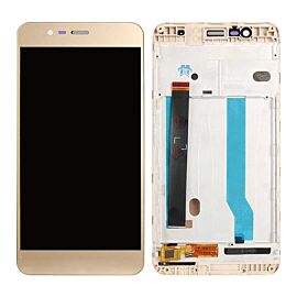 Refurbished For ASUS Zenfone 3 Max ZC520TL LCD Screen Assembly with Frame - Gold