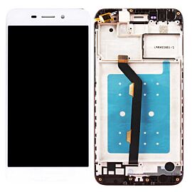 For Honor 6C Pro LCD Screen Assembly with Frame - White