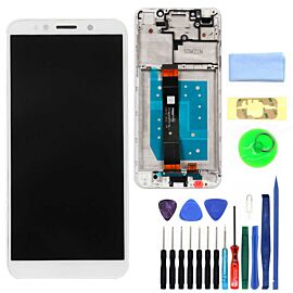 For Honor 7A LCD Screen Assembly with Frame - White