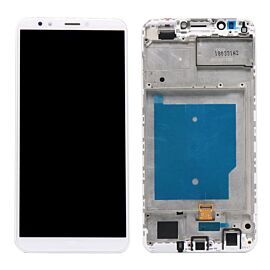 For Honor 7C LCD Screen Assembly with Frame - White
