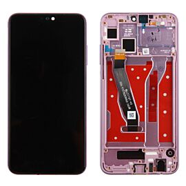 For Honor 8X Lcd Screen Assembly with Frame - Purple