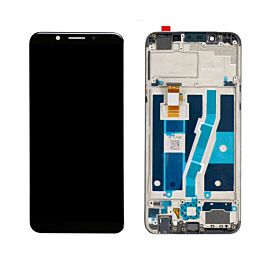 For OPPO A1 LCD Screen Assembly with Frame - Black