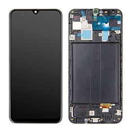 For Samsung Galaxy A30 A305 Lcd Screen Assembly with Frame - Black