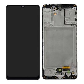 For Samsung Galaxy A31 A315F 6.4 inch Lcd Screen Assembly with Frame - Black