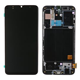For Original Samsung Galaxy A40 A405FN Super AMOLED Screen Assembly with Frame - Black