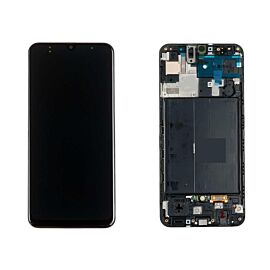 For Samsung Galaxy A50 A505 OLED Screen Assembly with Frame - Black