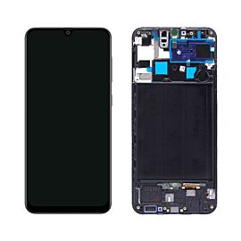 For Samsung Galaxy A50s A507 OLED Screen Assembly with Frame - Black