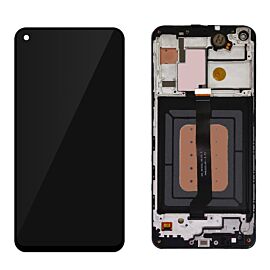 For Original Samsung Galaxy A60 A606F A606Y A6060 Super AMOLED Screen Assembly with Frame - Black