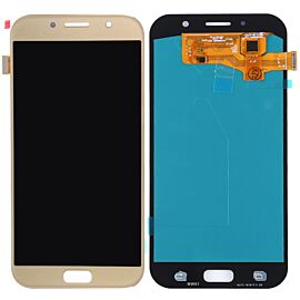 For Original Samsung Galaxy A7 2017 A720F Super AMOLED Screen Assembly - Gold