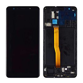 For Samsung Galaxy A7 2018 A750 LCD Screen Assembly with Frame - Black
