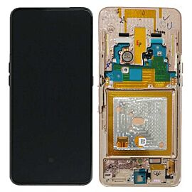 For Original Samsung Galaxy A80 A805F Super AMOLED Screen Assembly with Frame - Gold