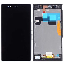 For Sony Xperia Z Ultra LCD Screen Assembly with Frame - White