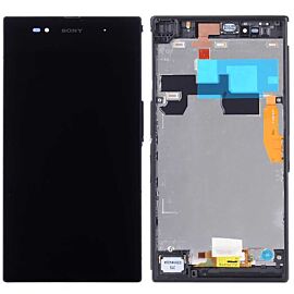 For Sony Xperia Z Ultra LCD Screen Assembly with Frame - Black