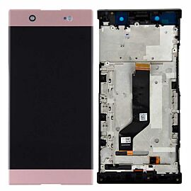 For Sony Xperia XA1 Ultra C7 LCD Screen Assembly with Single SIM Frame - Rose Gold