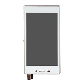 For Sony Xperia M2 LCD Screen Assembly with Dual SIM Frame - White