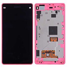 For Sony Xperia Z1 Mini Z1 Compact LCD Screen Assembly with Frame - Red