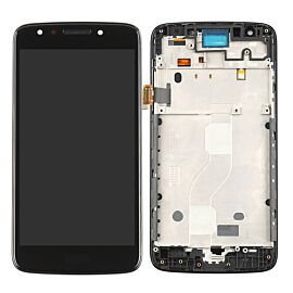 For Motorola Moto E4 2017 LCD Screen Assembly with Frame - Black