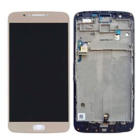 For Motorola Moto E4 Plus LCD Screen Assembly with Frame - Gold