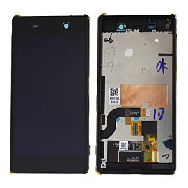For Sony Xperia M5 LCD Screen Assembly with Dual SIM Frame - Black