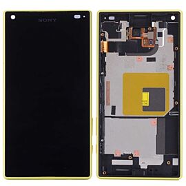 For Sony Xperia Z5 Mini Z5 Compact LCD Screen Assembly with Frame - Yellow