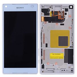 For Sony Xperia Z5 Mini Z5 Compact LCD Screen Assembly with Frame - White