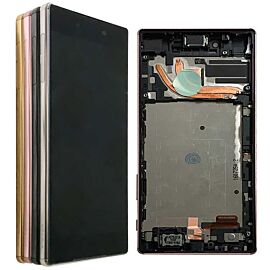 For Sony Xperia Z5 Premium LCD Screen Assembly with Dual SIM Frame - Silver