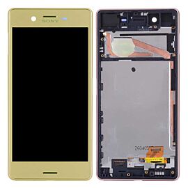 For Sony Xperia X LCD Screen Assembly with Dual SIM Frame - Green