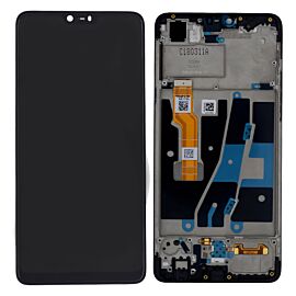 For OPPO F7 LCD Screen Assembly with Frame - Black