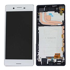 For Sony Xperia X Performance LCD Screen Assembly with Single SIM Frame - White