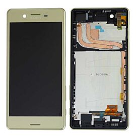 For Sony Xperia X Performance LCD Screen Assembly with Single SIM Frame - Green