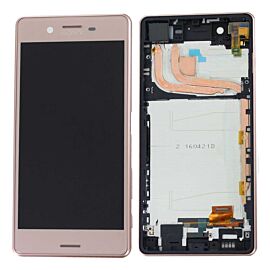For Sony Xperia X Performance LCD Screen Assembly with Single SIM Frame - Rose Gold