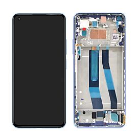 For Xiaomi Mi 11 Lite Refurbished AMOLED Screen Assembly with Frame - Pink