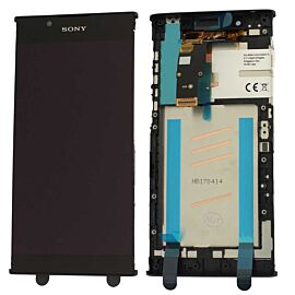 For Sony Xperia L1 LCD Screen Assembly with Single SIM Frame - Black