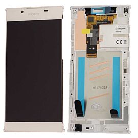 For Sony Xperia L1 LCD Screen Assembly with Single SIM Frame - White
