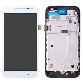 For Motorola Moto G4 Play LCD Screen Assembly with Frame - White