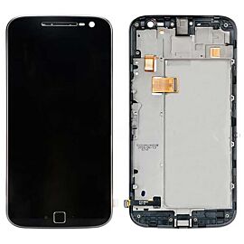 For Motorola Moto G4 Plus LCD Screen Assembly with Frame - Black