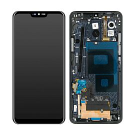 For LG G7 ThinQ G710 LCD Screen Assembly with Frame - Black