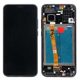 For Honor 10 LCD Screen Assembly with Frame and Fingerprint - Black