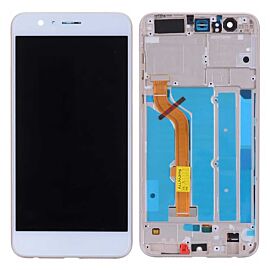 For Honor 8 LCD Screen Assembly with Frame - White