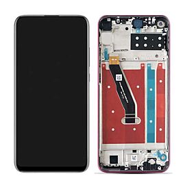 For Huawei Y7p LCD Screen Assembly with Frame - Red