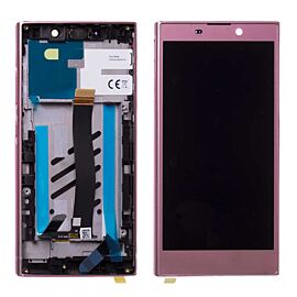 For Sony Xperia L2 Lcd Screen Assembly with Frame - Pink