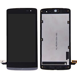 For LG Leon H320 LCD Screen Assembly with Frame - Black