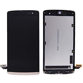 For LG Leon H320 LCD Screen Assembly with Frame - Gold