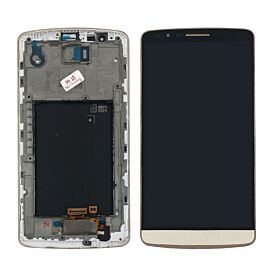 For LG G3 LCD Screen Assembly Digitizer with Frame - Gold