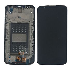 For LG K10 2016 LCD Screen Assembly with Frame - Black