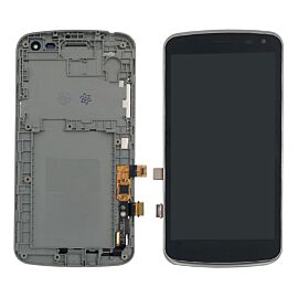 For LG K5 X220 LCD Screen Assembly with Frame - Black