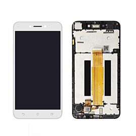 For ASUS Zenfone Live ZB501KL LCD Screen Assembly with Frame - White