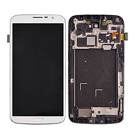 For Samsung Galaxy Mega 6.3 LCD Screen Assembly Repair with Frame - White