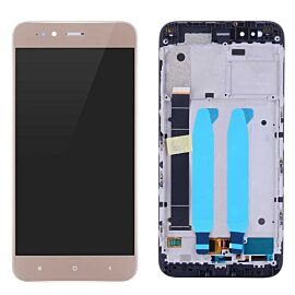 For Xiaomi Mi A1 LCD Screen Assembly with Frame - Gold