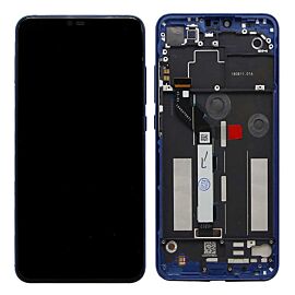 For Xiaomi Mi8 Lite Mi 8 Lite LCD Screen Assembly with Frame - Blue